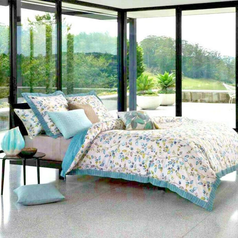 Kas Room Australia Elsbury Seafoam Green Standard Pillow Shams Dorm Set of 2